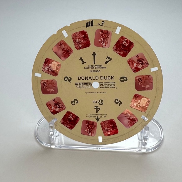 Vintage View-Master Donald Duck Set • Wonderful World of Disney • 3 Reels - Picture 4 of 7